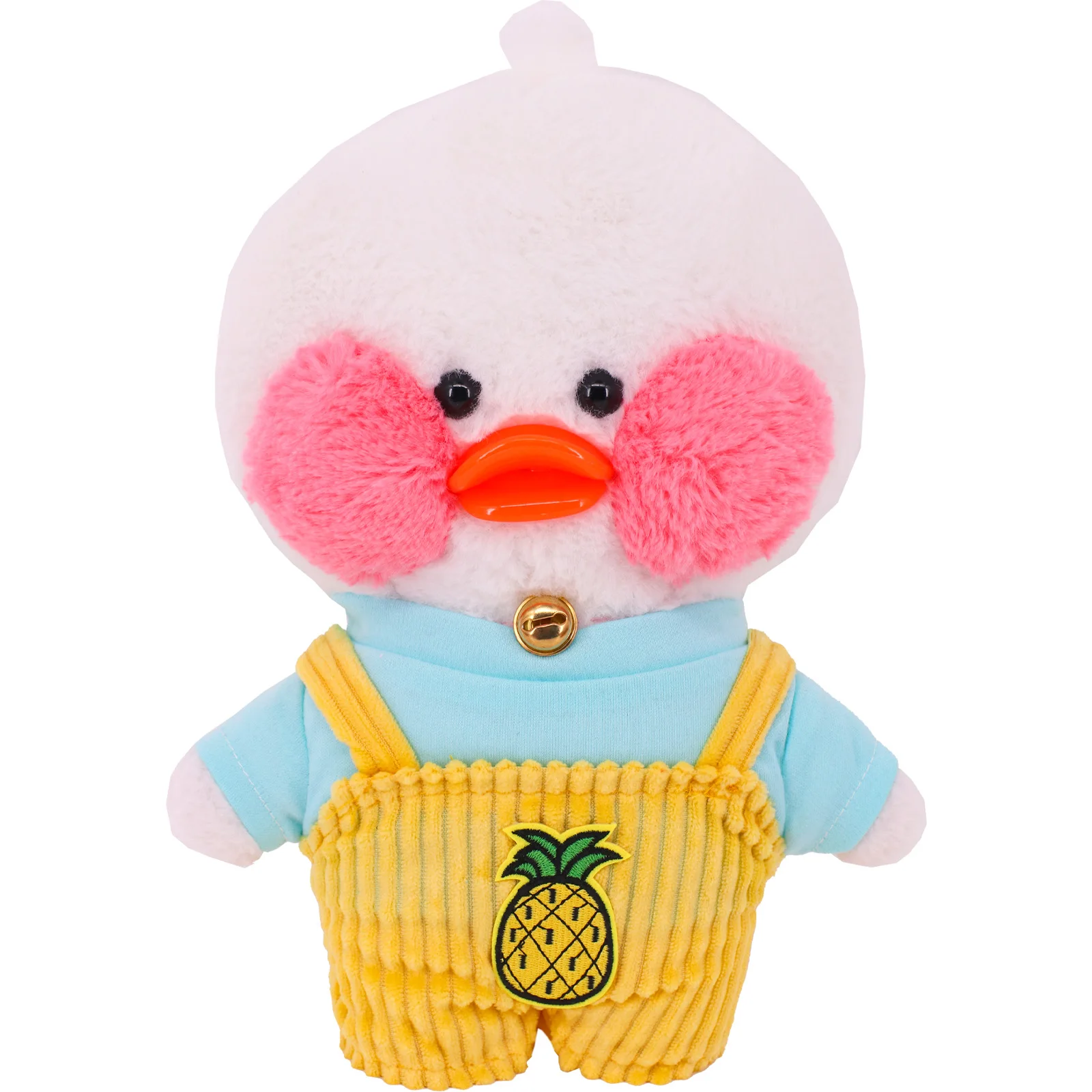 For 30 Cm Duck Dolls Clothes T-shirt Overalls Bag Plush Stuffed Doll lalafanfan Accessories Cute Animal Clothing,Children's Toys