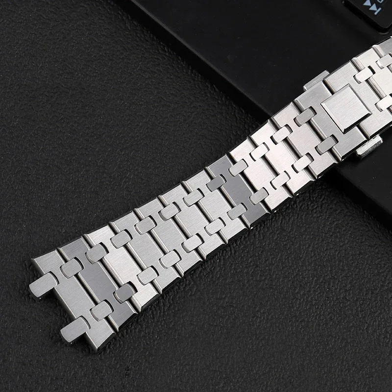 Stainless steel Watch strap For AP Royal Oak Fine steel watchband 15400/26331/15500 men watch chain 26mm watchbands accessories