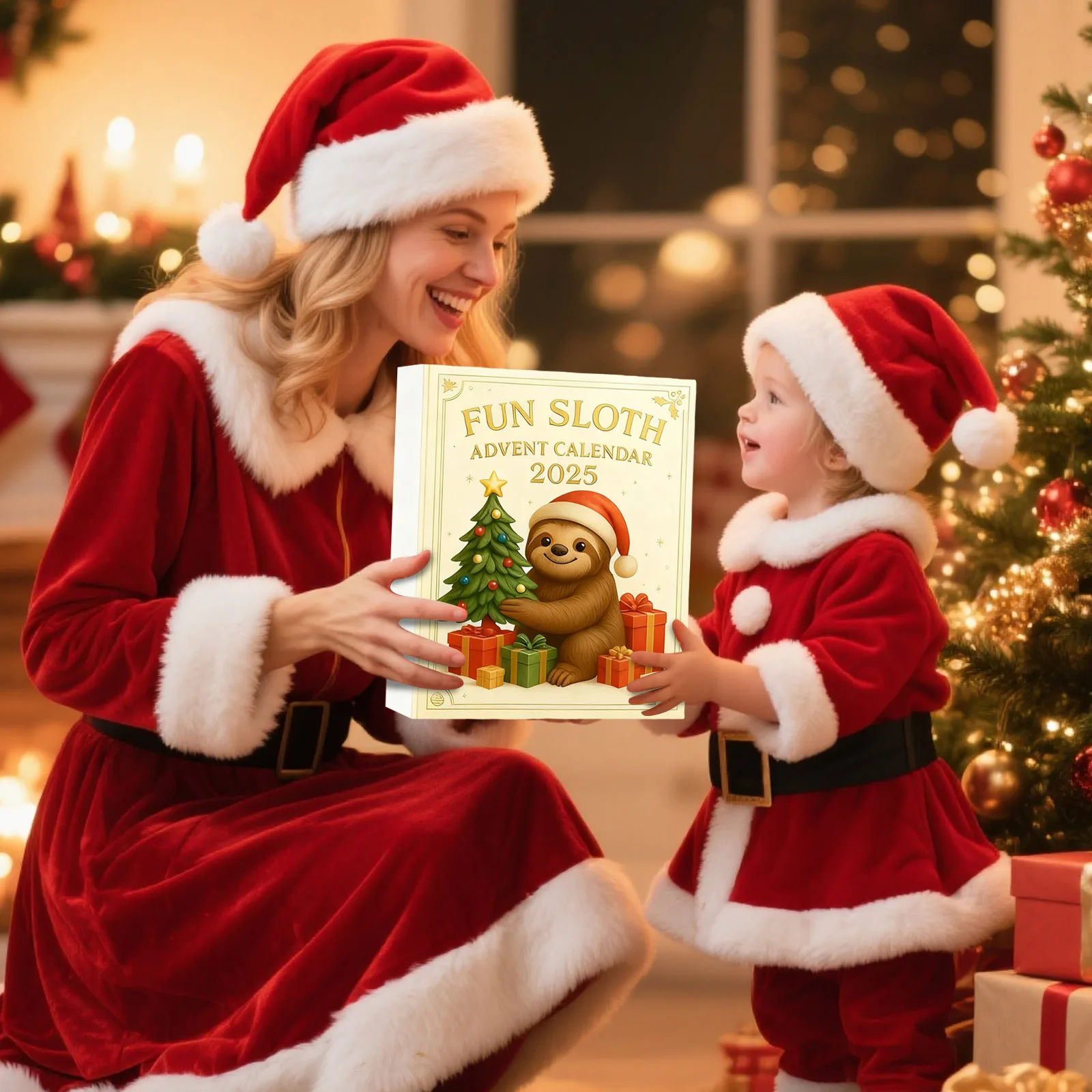 15 Minute Timer Fun Sloth Advent Calendar Containing 24 Acrylic Pendants Suitable For Various Party Mechanical Kitchen Timer