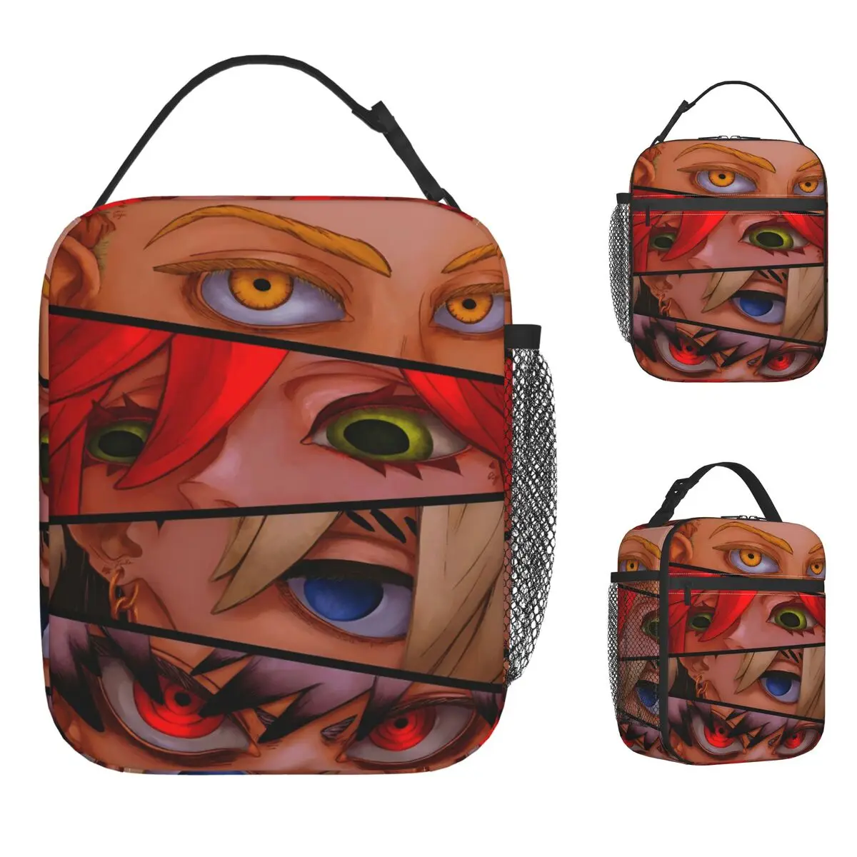 

Gachiakuta Manga Rudo изолированная сумка для обеда Zanka Riyo Enjin коробка для хранения еды портативный термохолодильник ланч-боксы для работы