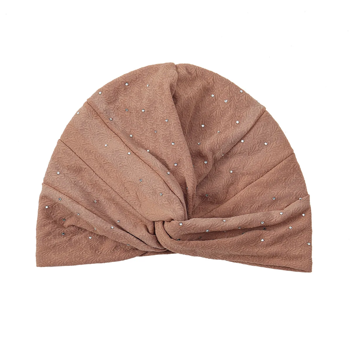 

Индийский тюрбан 2025 года с закрученным узлом, капот с бриллиантами, женский мусульманский платок, хиджаб, повязка на голову, шапочки, химиотерапевтическая шапочка от выпадения волос, Turbante Mujer