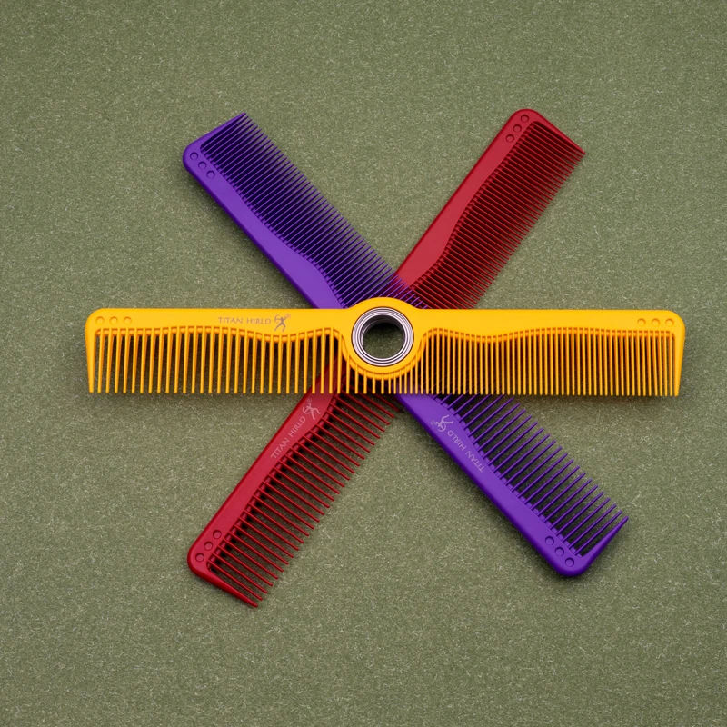 titan comb Professional Hair Comb Medium Cutting Comb Salon  Barber Styling Brush Tool white hair comb