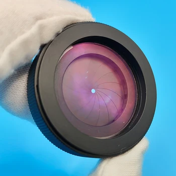 PVS14 Adjustable IRIS Sacrificial Glass Objective Lens Module with 1.5-22mm Aperture DIY Retrofit Night Vision Adapter Ring