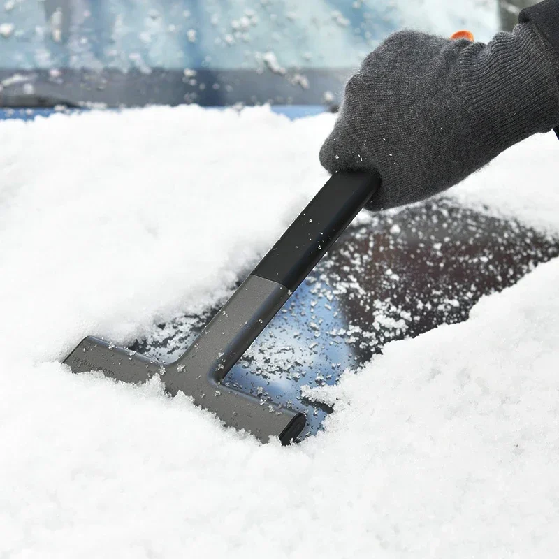 

Car Snow Shovel Ice Scraper Removal Car Windshield Window Snow Cleaning Scraping Tool TPU Auto Ice Breaker Winter Accessories