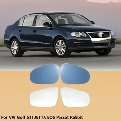 Wing Mirror Glass Heated Mirror Glass left & right White&Blue for vw Golf 5 JETTA MK5 EOS Rabbit Passat B6 3C0857521 3C0857522
