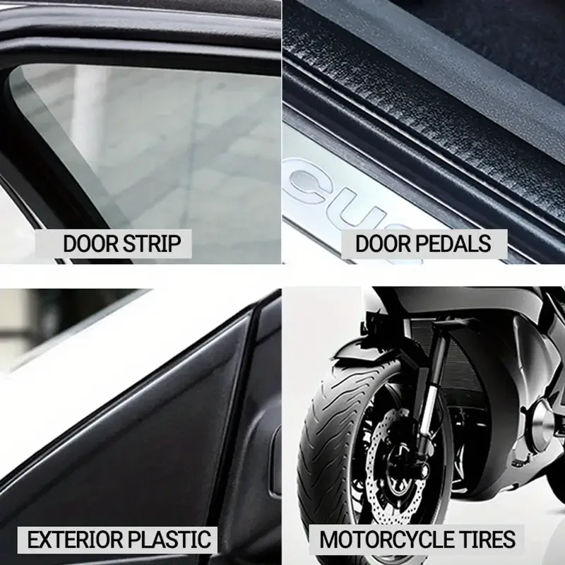 Car Plastic Renovation Spray, Anti-Aging Brightening Restorer For Dashboard Door Trim Tire Rubber Parts Refurbish Polish view 6