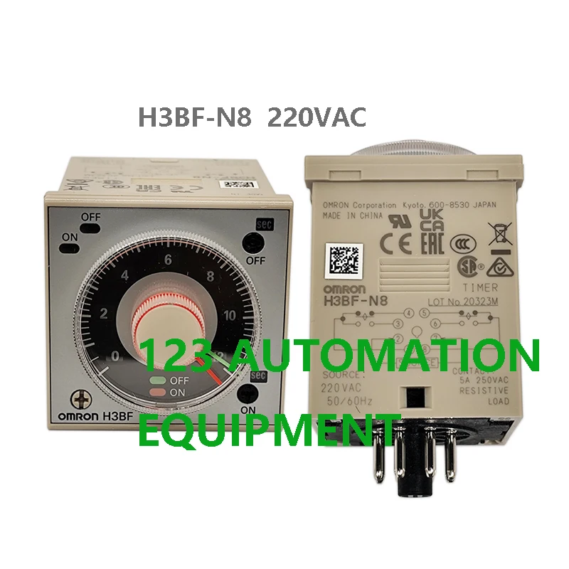 Authentic New Omron H3BF-N8 H3BA-N8H H3BA-N H3BA-X8HA H3BA-X8HB Time Relay Solid-state Timer  24VDC / 110VAC / 220VAC