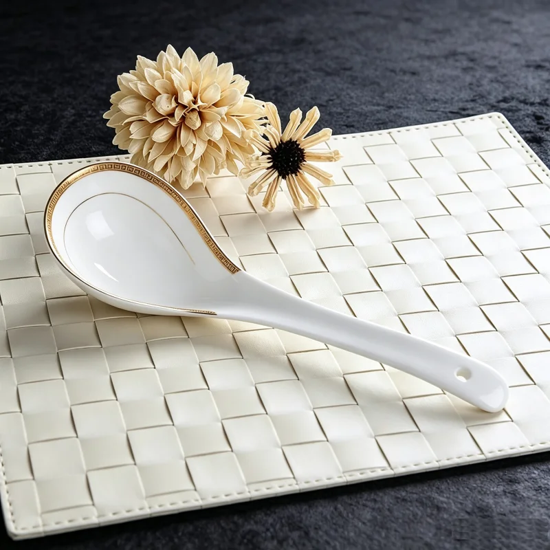 Bone china soup ladle, large s - Korean Kitchen Gadgets ulasan dan harga