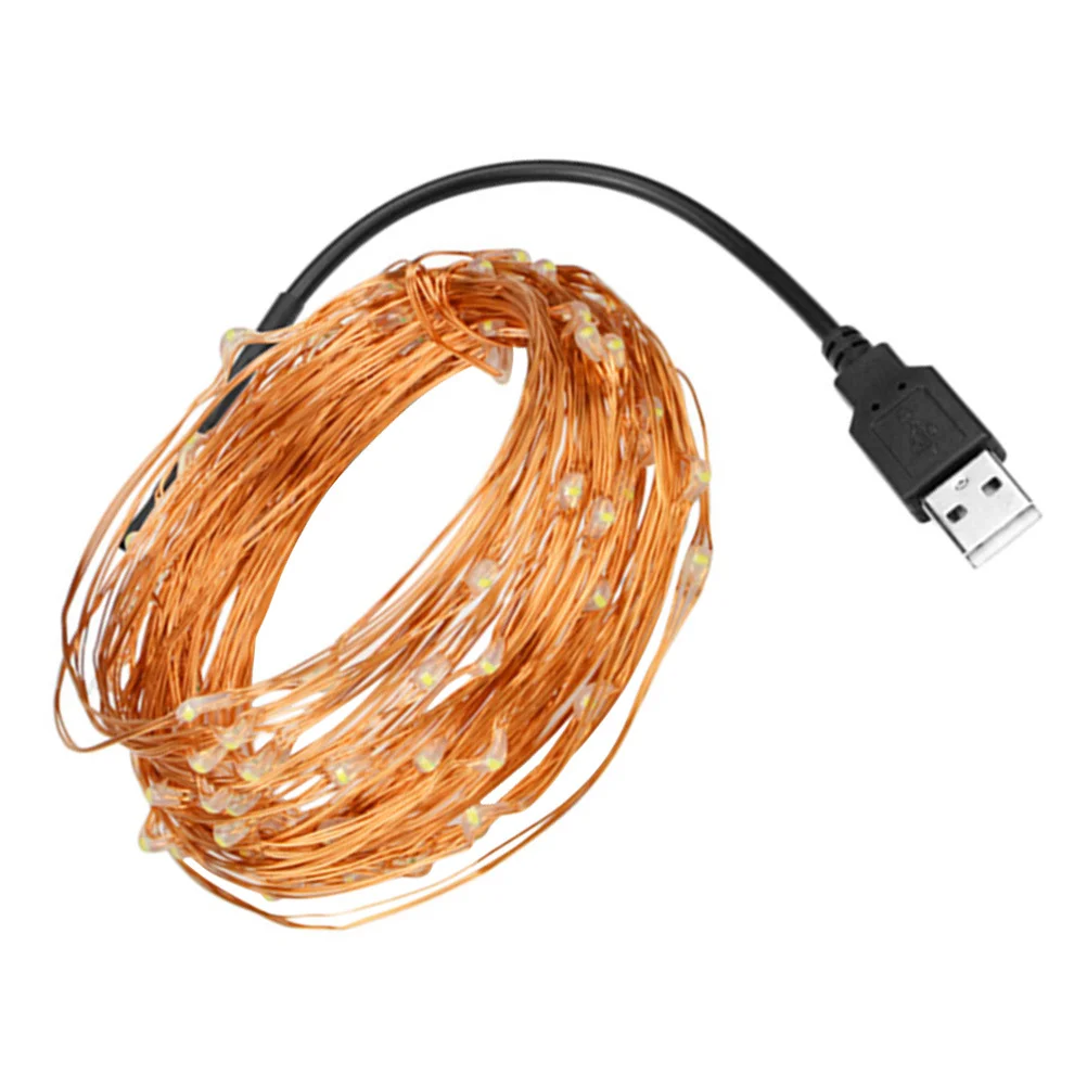 10 متر LED ستار سلسلة ضوء الأسلاك النحاسية عطلة الديكور USB بالطاقة حفلة الجنية ضوء سلسلة للمنزل حديقة غرفة نوم مكتب #1