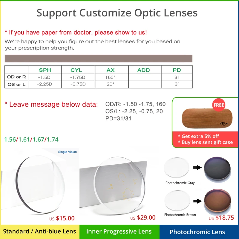 Imagen 6: Ralferty-gafas de sol polarizadas para hombre y mujer, 5 en 1, con Clip magnético, TR90, graduadas ópticas, monturas magnéticas