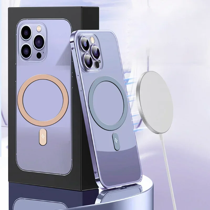 Magnetic Metal Plate Ring for Magsafe Wireless Charger Iron Sheet Sticker Magnet Cellphone Holder for IPhone 17 16 15 13 Pro Max