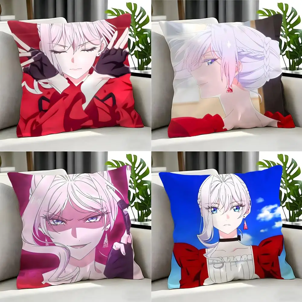 anime May I Ask for One Final Thing Cushion Cover Cushion Cover Set 4Pcs 50x50 45x45 40x40 Pillowcase Decorative Sofa Home Decor
