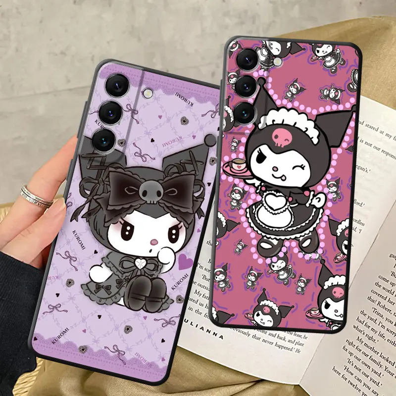 Wear A Bow Kuromi And My Melody Phone Case for Redmi Note 11 10 12 Pro 10 9 9S 8 for redmi 10C 12C 9A 9C Silicone Cover