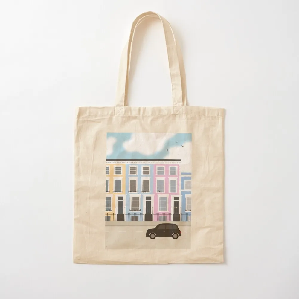 

Colorful Notting Hill, London, England Tote Bag handbag tote bags men