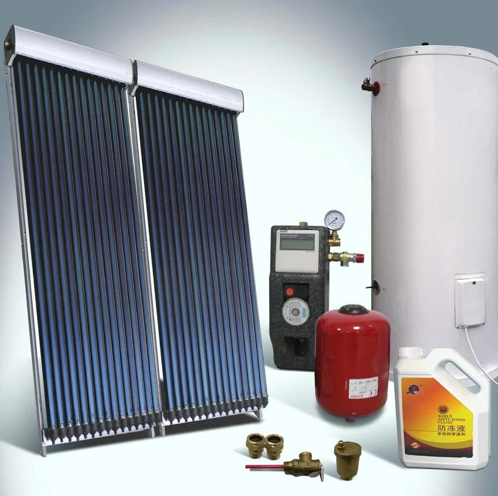 Separated Pressurized Solar Water Heater Bearing Collector Split Heat Pipe Solar Water Heater Systems