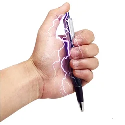 1Pc Shock Pen Electric Pen Toy Surprising Tricks Fool Friends Shocking Pen Halloween April Fools' Day Funny Pens Party Supplies