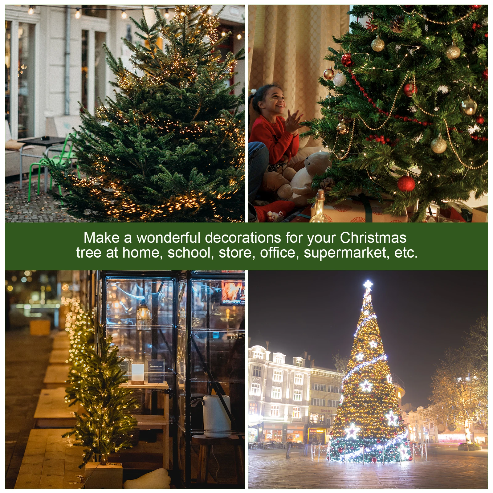 

Round Christmas Tree Skirt Carpet Color Xmas Mat Decor Festive Holiday nament Premium Material Home Office