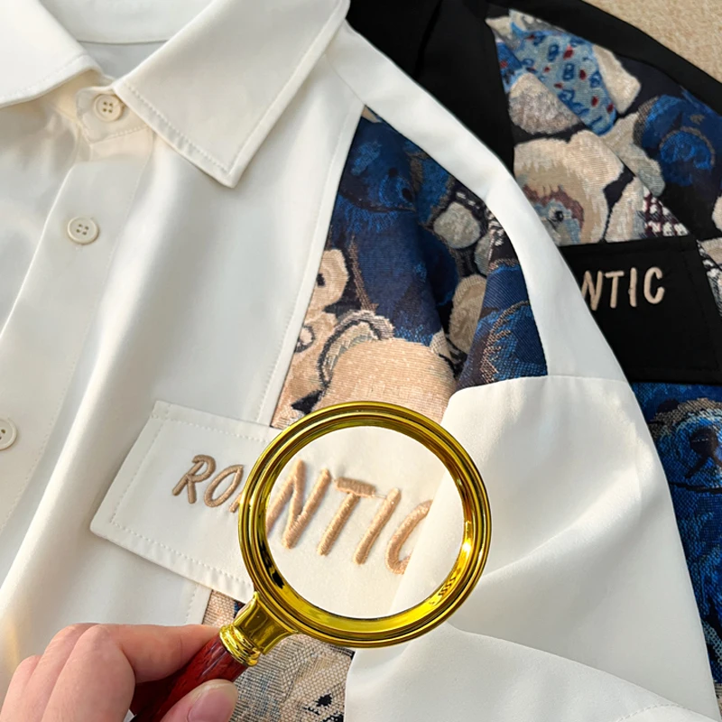 Men's Clothing City Boys Plus Size Short Sleeve Shirt Men Women Ice Feel Precision Embroidery Label Shirt Bear Pattern Blouse