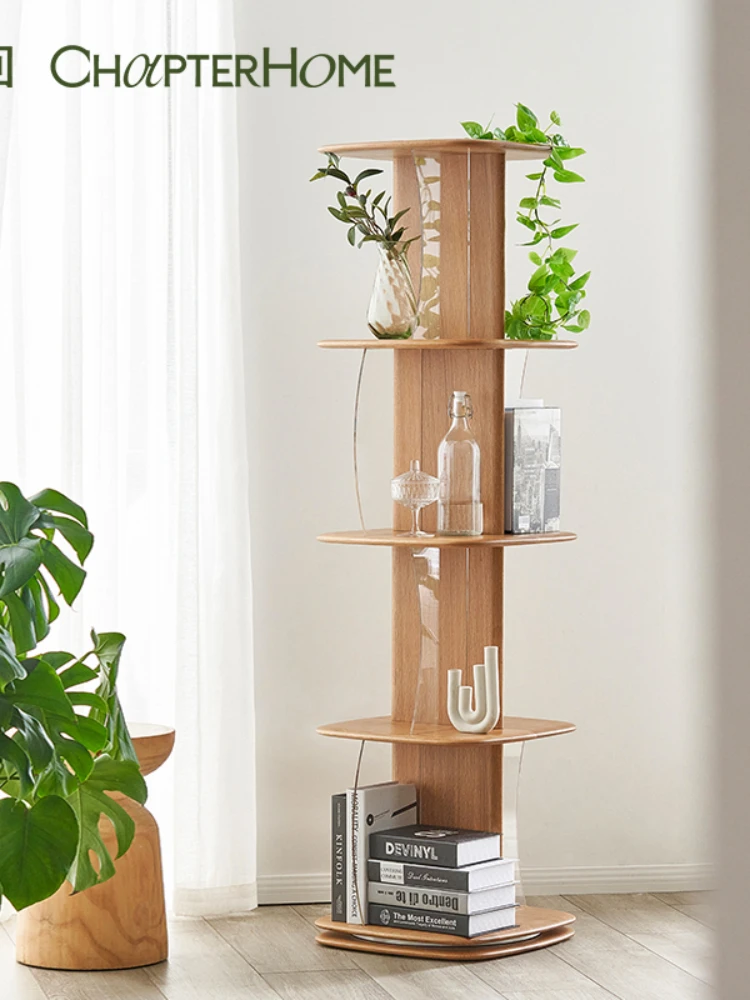 Rotating Shelf Rotating Bookshelf Projector Display Shelf Corner Bookcase