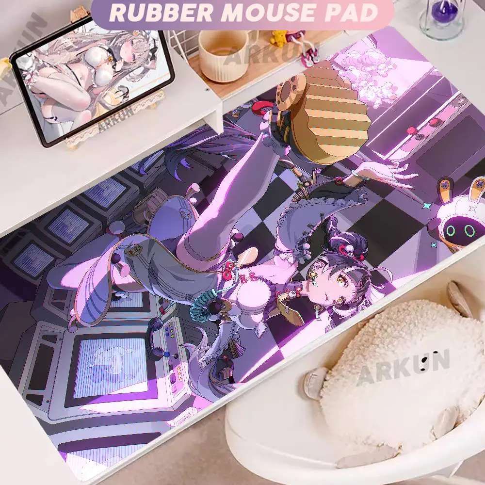 

Fashion ZZZ Game Cool Hot Girl Dialyn XXL Mouse Pad Gaming Large Gamer Carpet PC Desk Mat keyboard pad Computer Mouse Pad