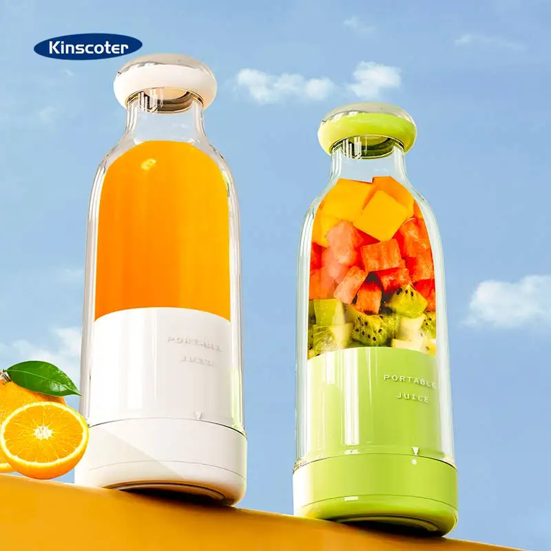

Portable Juicer Cup 300ml Mini Electric Juice Blender Fruit Food Processor Rechargeable Kitchen Mixer Quick Juicing