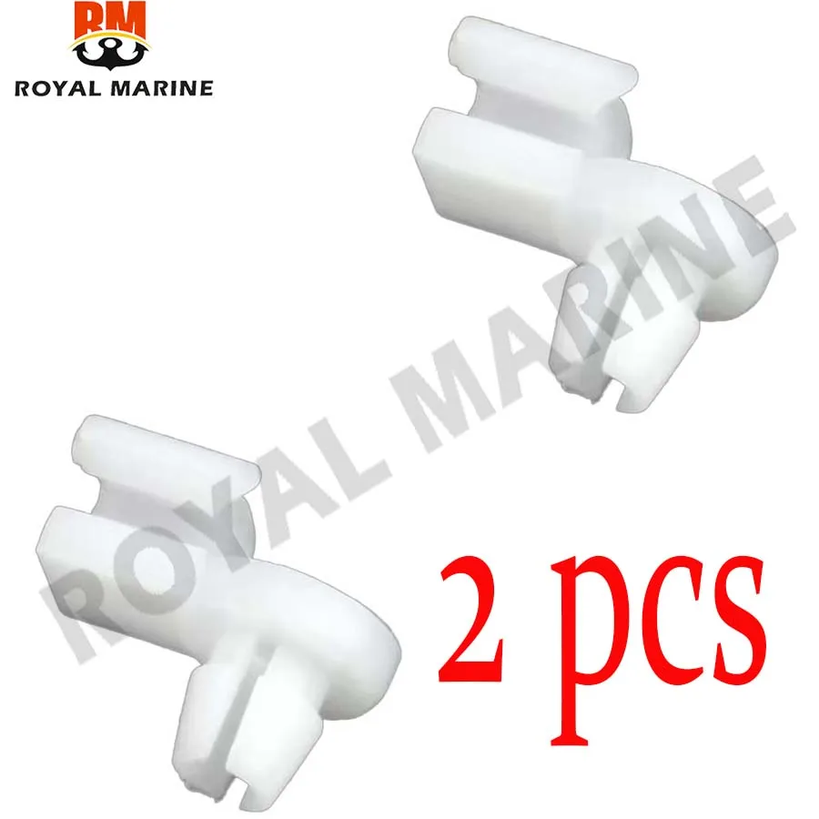 

6B4-41262-00-00 Шарнир, рычаг дроссельной заслонки для лодочного двигателя Yamaha 2t 9,9 л.с. 15 л.с. 6B4-41262 6B4412620000, детали лодочного двигателя, 2 шт.