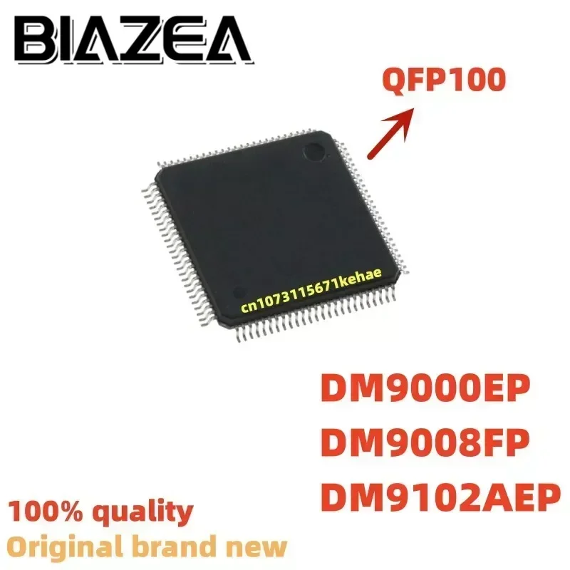 1piece DM9000EP DM9008FP DM9102AEP  QFP100 Chipset