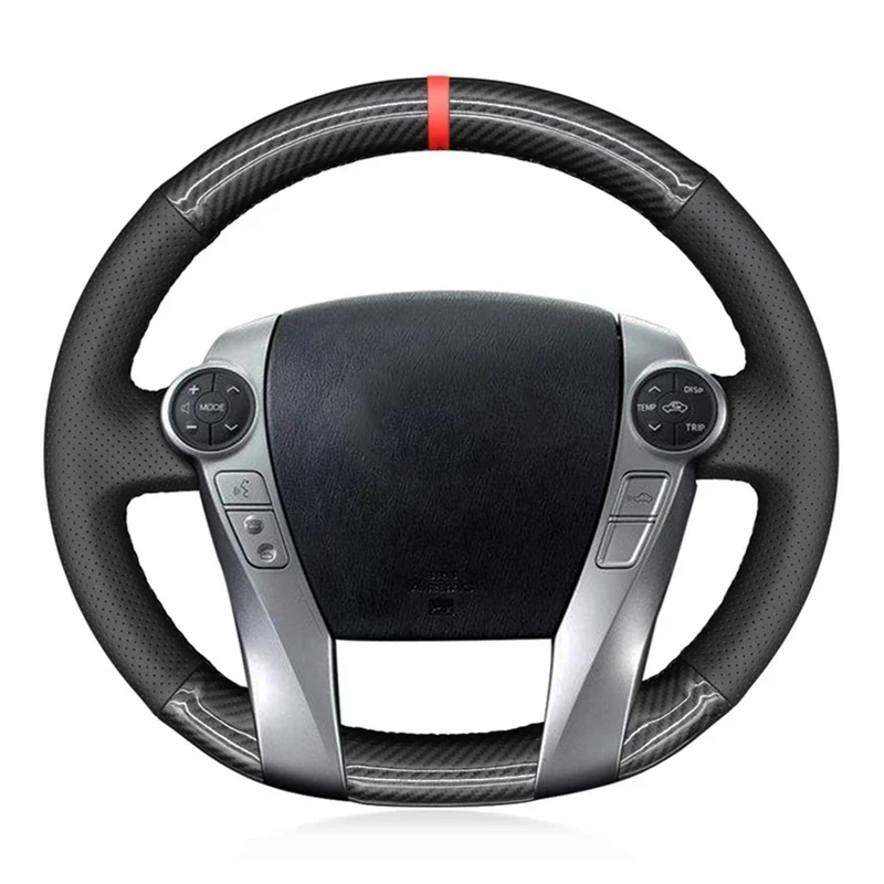 Противоскользящая оплетка из углеродного волокна для Toyota Prius 30(XW30) 2009-2015 Prius C(US) V(US) 2012-2017 Aqua 2014
