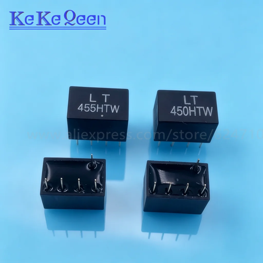 10pcs/lot LT455HTW LT450HTW LT450HW LT455HW 1+4 5Pin DIP-5 455KHz 450KHz Ceramic Filter for Communication Signal Relay