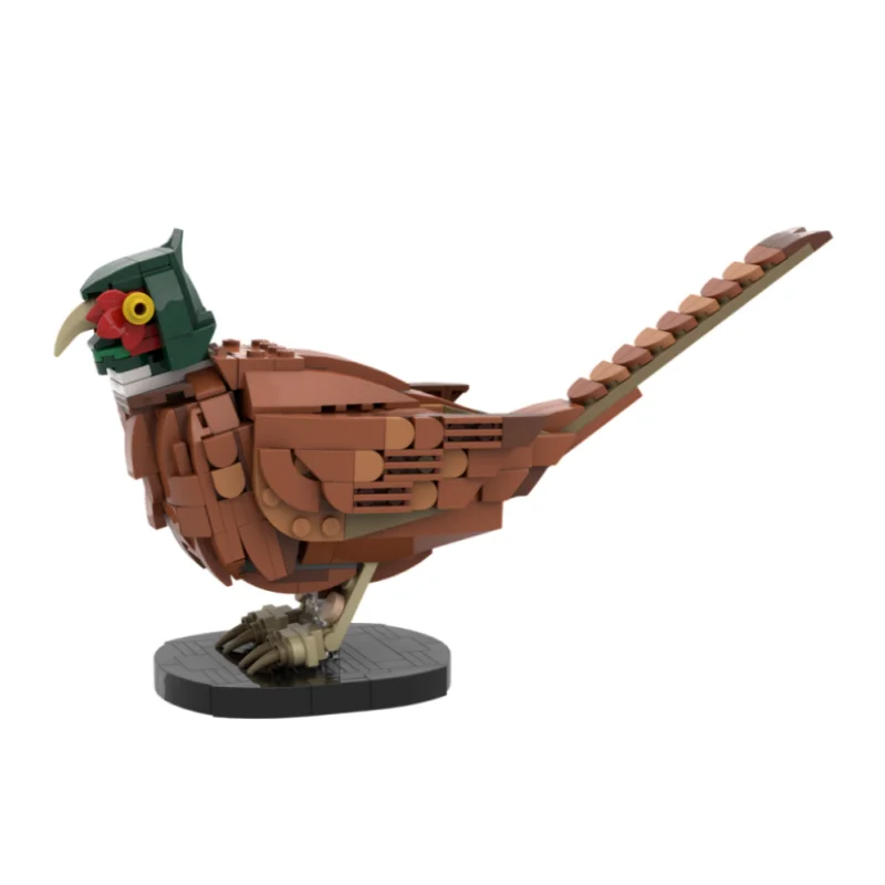 MOC Bird and Animal Building Blocks Set - Creative Wild Chicken Model Set, Children's DIY Puzzle Toy Gift