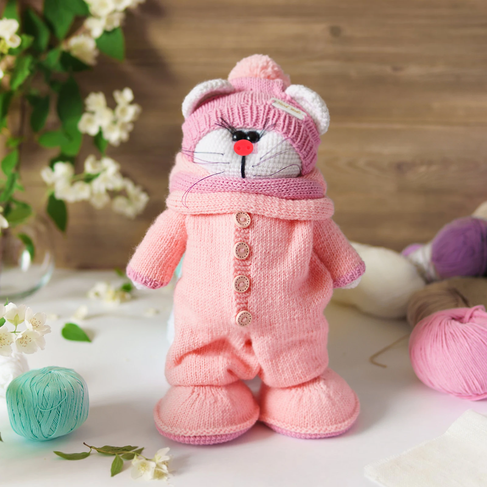 

100 Pcs Nose Accessories DIY Headband Supplies Resin Craft Crafts Pendants Charms Stuffed Animal Mini Handmade Crochet
