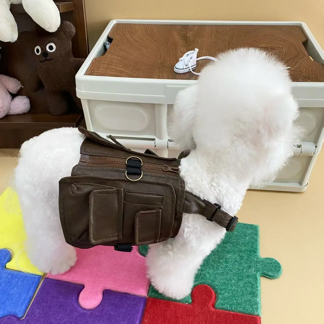 كلاب أليفة القطط سترة معطف جلد ل Schnauzer تيدي الكلاب معطف دافئ سترة فو الجلود موضة الحيوانات الأليفة جرو الملابس الملابس