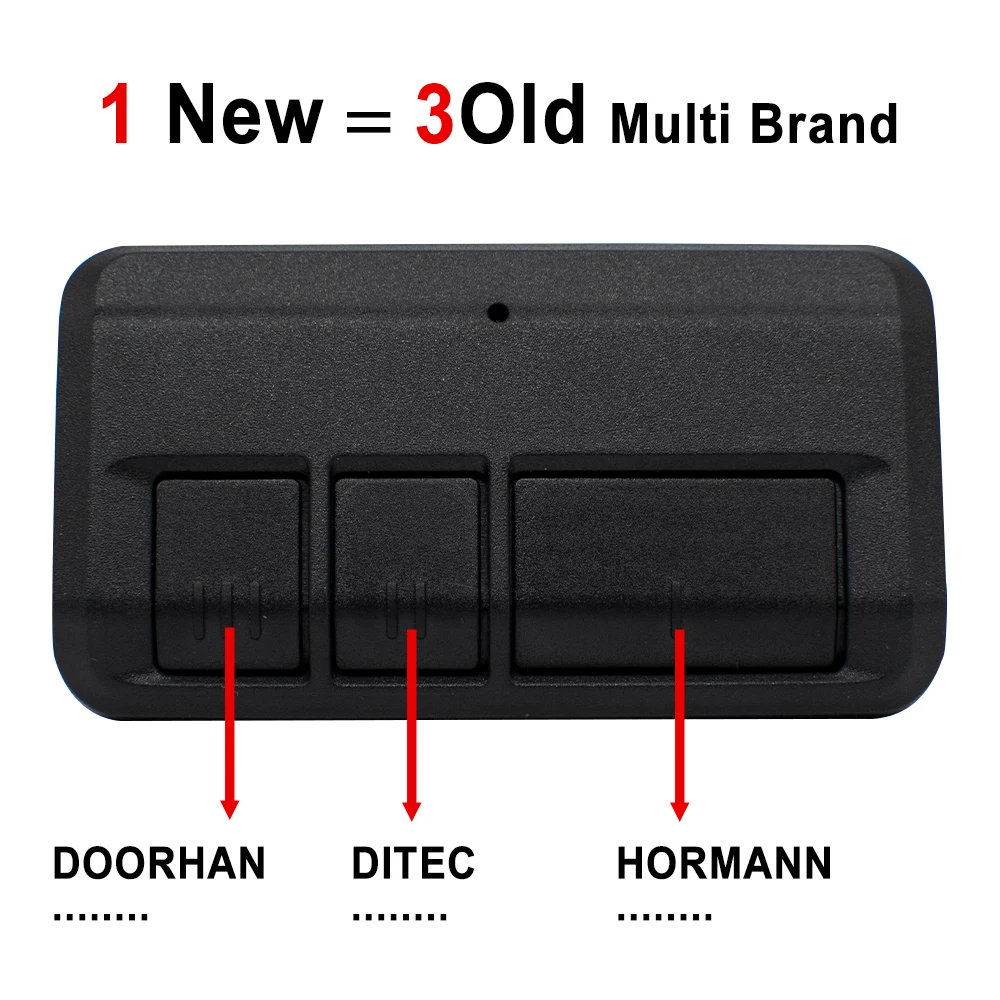 Duplicatore di telecomando per porte di garage multifrequenza da 286 MHz a 868 MHz - Clone del codice per comandi di porte e cancelli elettrici