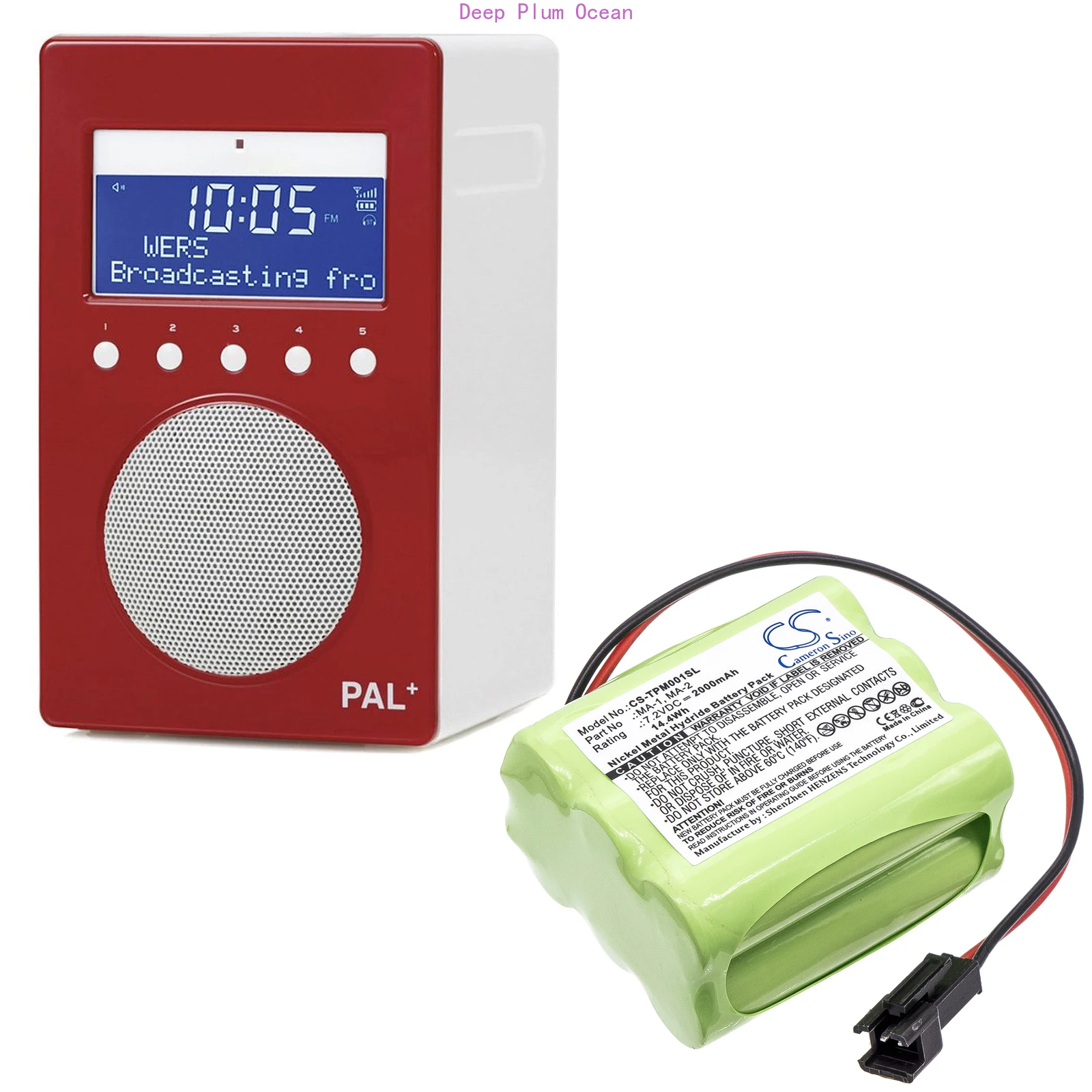 카메론 시노 배터리, 티볼리 PAL iPAL MA-1, 2, 3,+ 용, 7.2V, 2000mAh