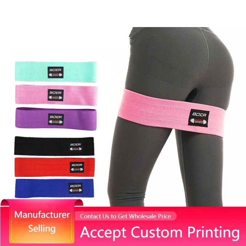 

Training Butt Exercise Fitness Hip Loop Non-Slip Crossfit Workout Bands Loop Yoga GYM Resistance Band