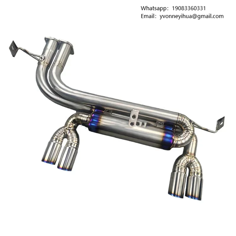 

Rear Muffler For BMW E46 M3 S54 Section 3 Titanium Exhaust System