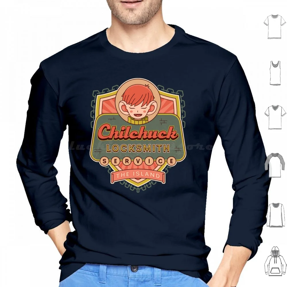 Chilchuck Locksmith Service Hoodies Long Sleeve Delicious In Meshi Walking Mushroom Marcille Donato Falin Touden Laios