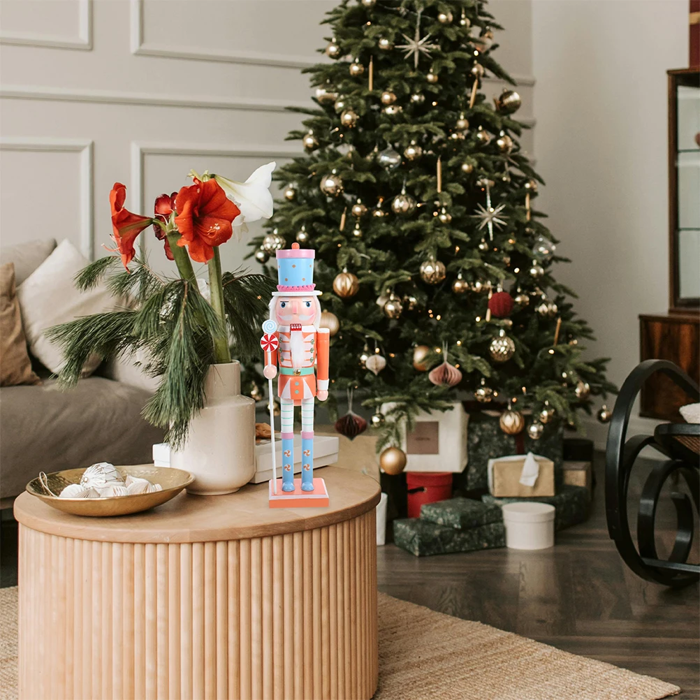 

Small Christmas Wooden Nutcracker Holiday Decoration Xmas Table Ornament Party Home Decor Nutcrackers Nutcracker Decor
