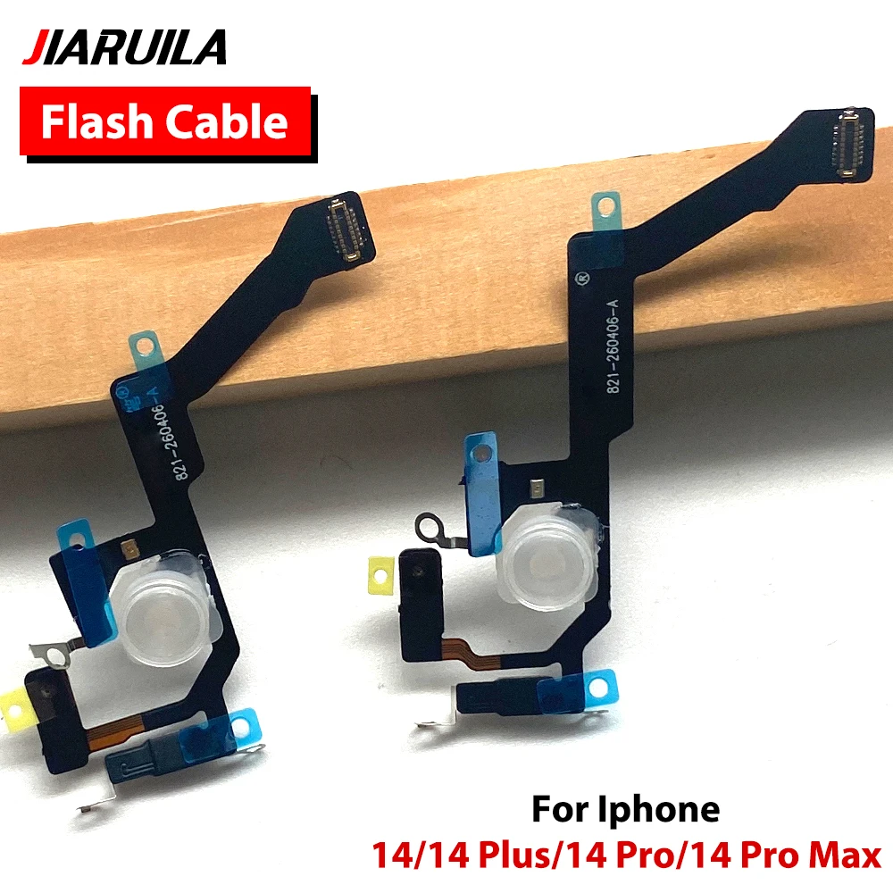 1pcs LED Flash Light Sensor Flex Cable For iPhone 12 13 14 Pro Max 14 Plus Proximity Distance Ambient Repair Part