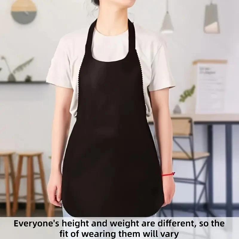 5/10 stuks wegwerp niet-geweven schorten keukenschorten effen kleur anti-fouling ademend voor koken, barbecue, obers, kappers