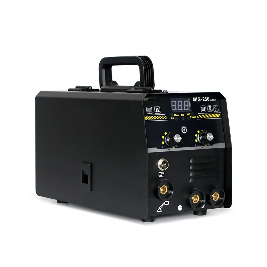 Mig MMA TIG Gasless Welding Machine 3 In 1 Super 220V Welding Equipment Intelligent Adjustment IGBT Inverter Welder 250A