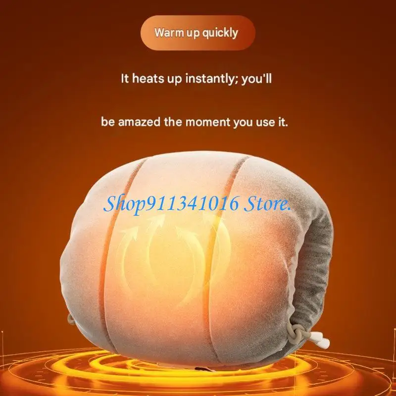  Shape-Changing Electric Heating Bag with Soft Textile Shell and Drawcords