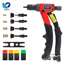 SUBAORivet and nut gun m3, M4, M5, M6, shaft core rivet gun, rivet gun, 80 nut riveting tool, nut inlaid blind rivet and nut gun