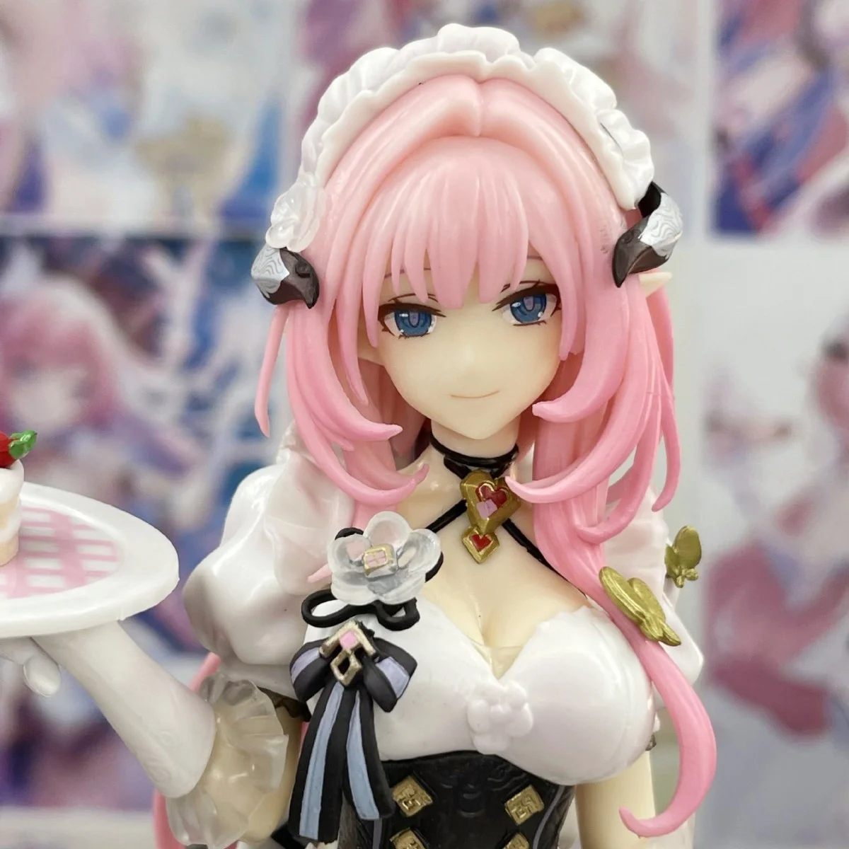 

Benghuai 3 Alicia Handmade Maid Pink Sweetheart Desserts Miss Game Anime A Beautiful Girl Model Toys Gifts