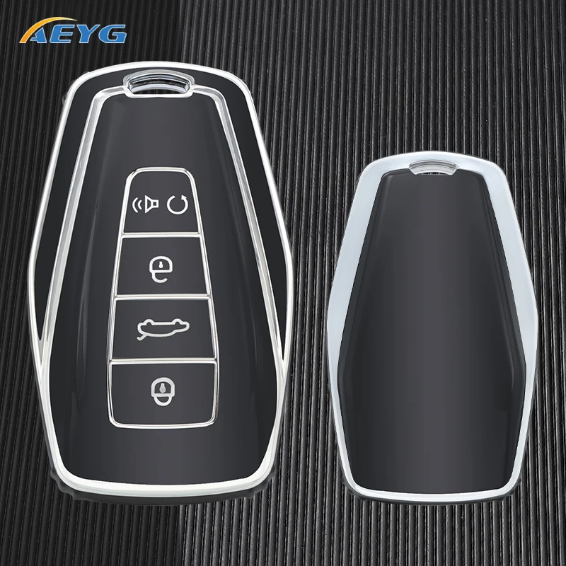 Fashion TPU Car Remote Key Case Cover For Geely Coolray 2019-2020 Atlas Boyue NL3 Emgrand X7 EX7 SUV GT GC9 Borui Accessories