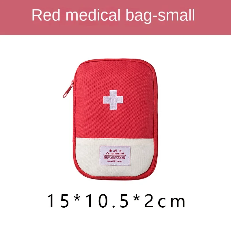 Portátil pequeno kit de primeiros socorros médicos caixa de armazenamento para uso doméstico, viagens ao ar livre, equipamentos de acampamento, sobrevivência medicina kit de emergência