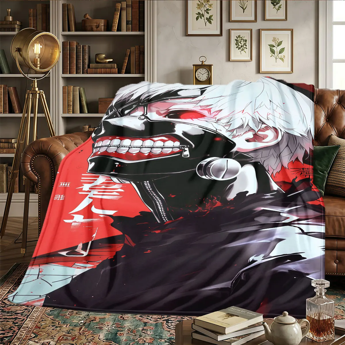 Tokyo Ghoul Patterns Home Blanket Lightweight and portable for Sofas Beds Warmth and Comfort Christmas Gifts -HE47