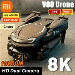 Xiaomi V88 Drone 8K 5G GPS Professionale HD Fotografia Aerea Aereo di Controllo Remoto HD Doppia Fotocamera Quadcopter Giocattolo UAV