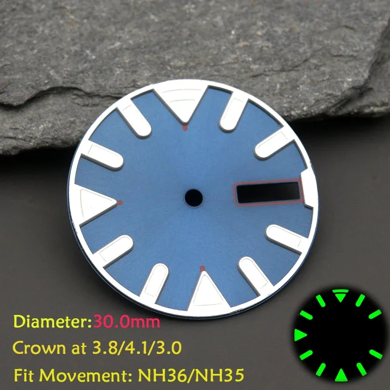 28.5 مللي متر ساعة الطلب مع C3 الأخضر مضيئة لحركة NH36 صالح SKX007 6105 SKX009 SRPD التونة الوحش السلاحف الرجال ساعة أجزاء