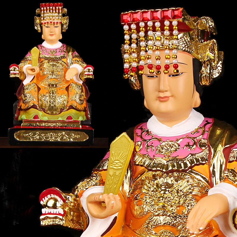 30CM large # home family Safe good luck Effective protection -Southeast Asia Goddess of the Sea Mazu Matsu Decorative Buddha